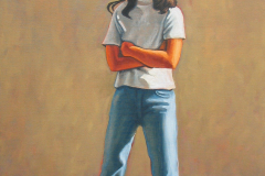 CHICANA, by Martin Travers, oil on canvas (2001)