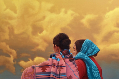 THE COMING STORM PART 3, by Martin Travers Acrylic on canvas 100 x122cm, (2023)