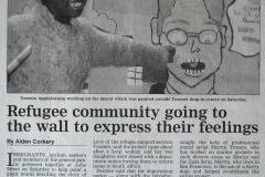 Ireland, refugee mural project