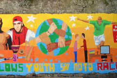 Ireland, anti racist mural, Carlow.