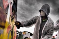 Netherlands, graffiti workshop
