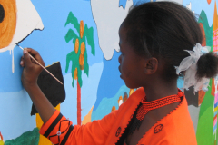 Ireland, refugee mural project