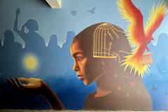 Nepal, Voices of Women Mural (Break free)