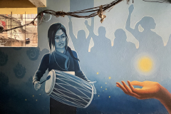 Nepal, Voices of Women Mural (Pass it on)