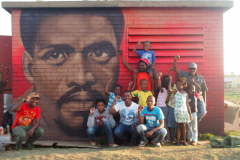 Steve Biko Mural, Soweto, South Africa 2010